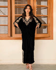 1 Piece Raw Silk Kaftan