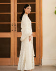 3 Piece Embroidered Linen Suit