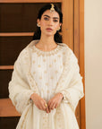 3 Piece Embroidered Linen Suit