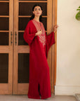 1 Piece Raw Silk Kaftan Pret Winter-24