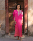 1 Piece Embroidered Silk Kaftan