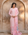 3 Piece Embroidered Lawn Suit