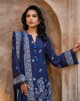 3 Piece Embroidered Linen Suit