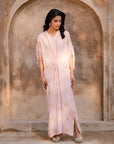 1 Piece Embroidered Silk Kaftan