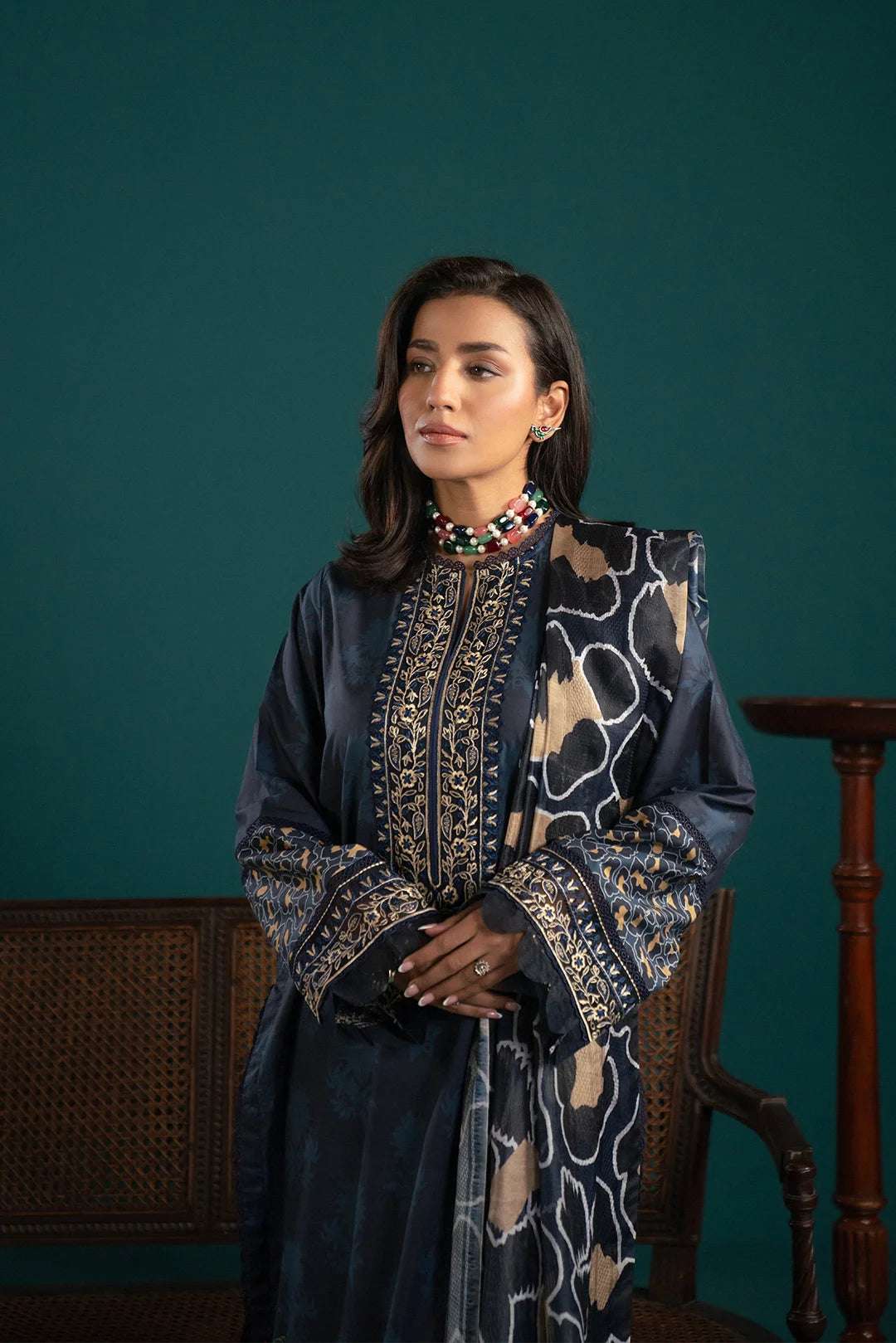 3 Piece Embroidered Lawn Suit