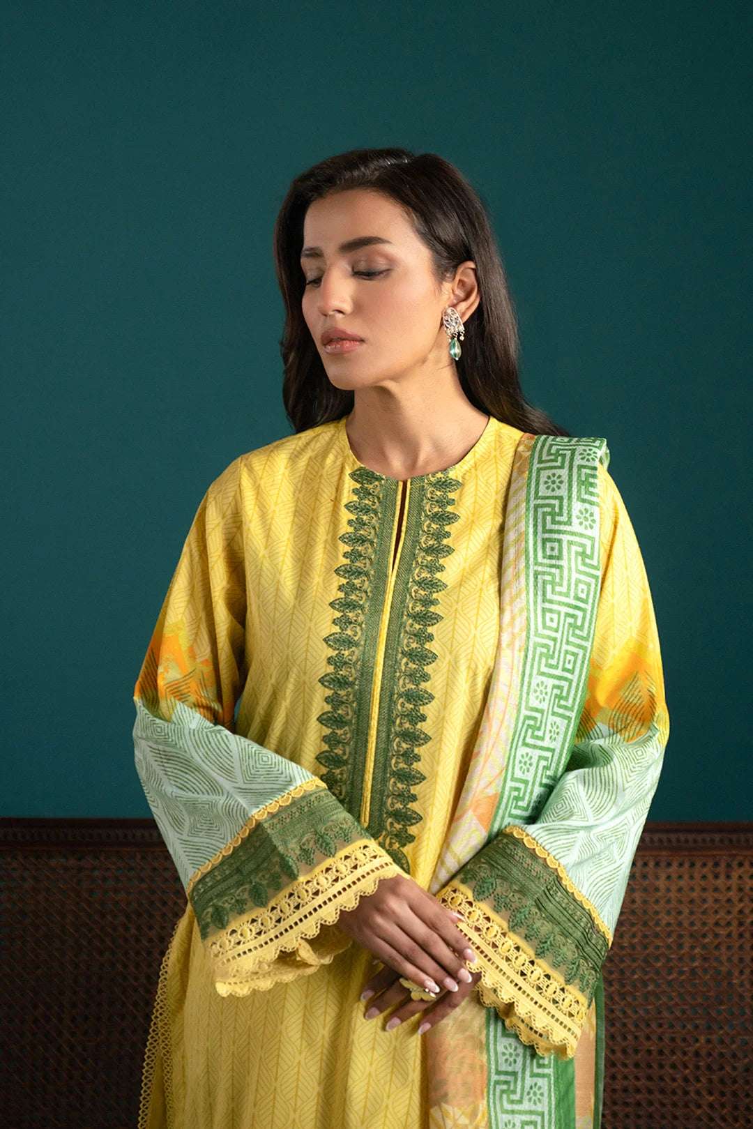 3 Piece Embroidered Lawn Suit