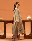 3 Piece Embroidered Karandi Suit