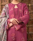 3 Piece Embroidered Karandi Suit