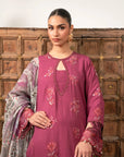 3 Piece Embroidered Karandi Suit