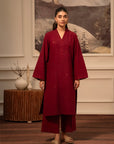 2 Piece Solid Khaddar Suit