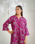 1 Piece Printed Khaddar Shirt Pret Winter-24