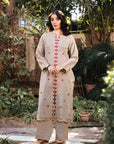 2 Piece Embroidered Khaddar Suit