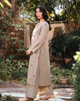 2 Piece Embroidered Khaddar Suit