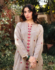 2 Piece Embroidered Khaddar Suit