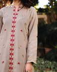 2 Piece Embroidered Khaddar Suit