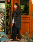 2 Piece Embroidered Khaddar Suit