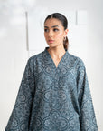 2 Piece Printed Khaddar Suit