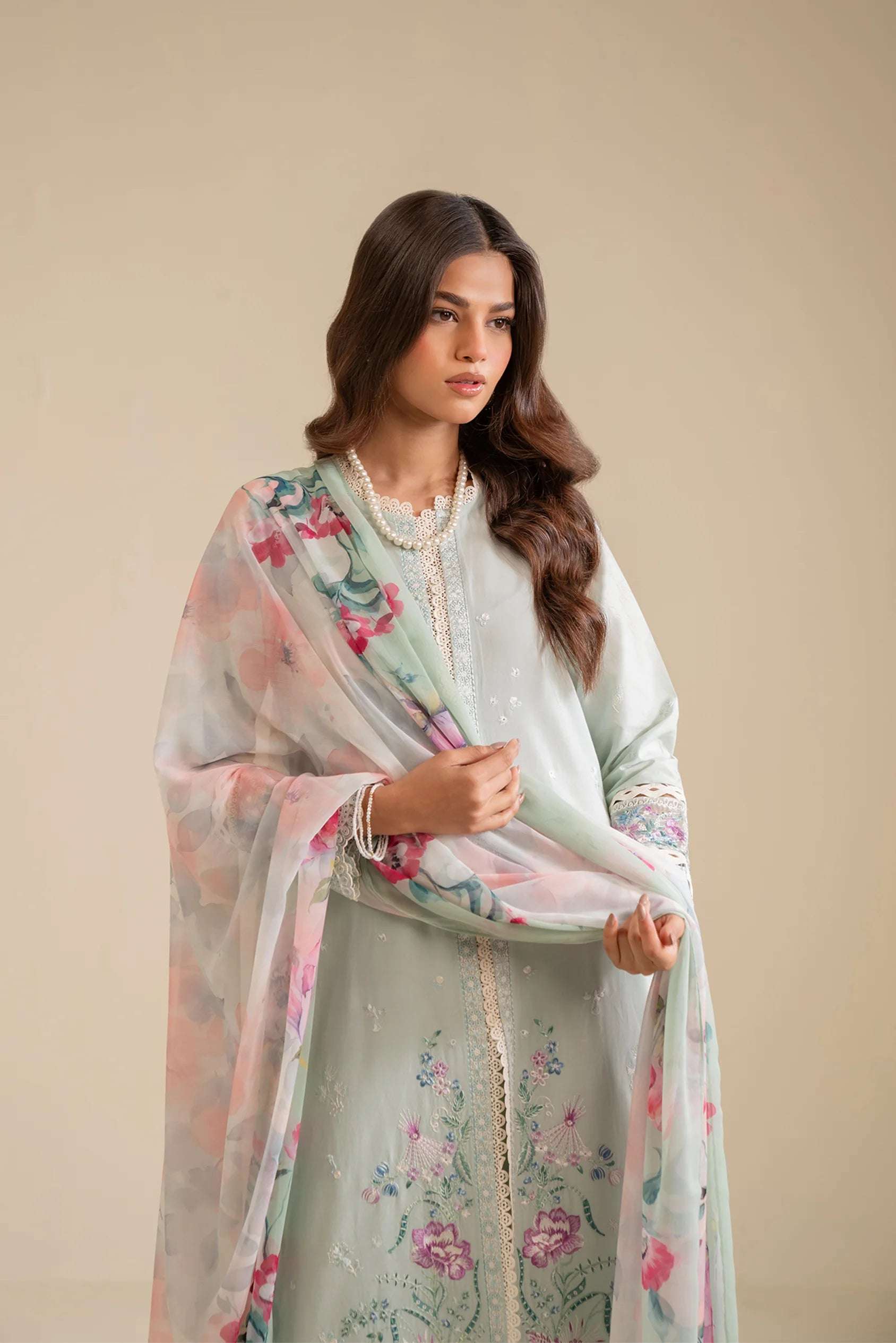 3 Piece Embroidered Lawn Suit