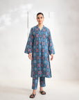 2 Piece Printed Khaddar Suit