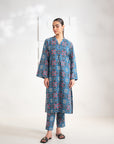 2 Piece Printed Khaddar Suit