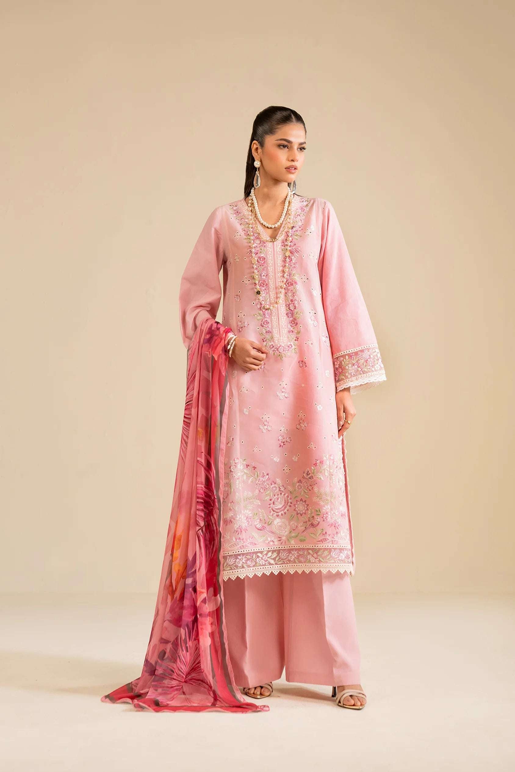 3 Piece Embroidered Lawn Suit