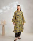 1 Piece Printed Khaddar Shirt Pret Winter-24