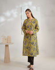 1 Piece Printed Khaddar Shirt Pret Winter-24