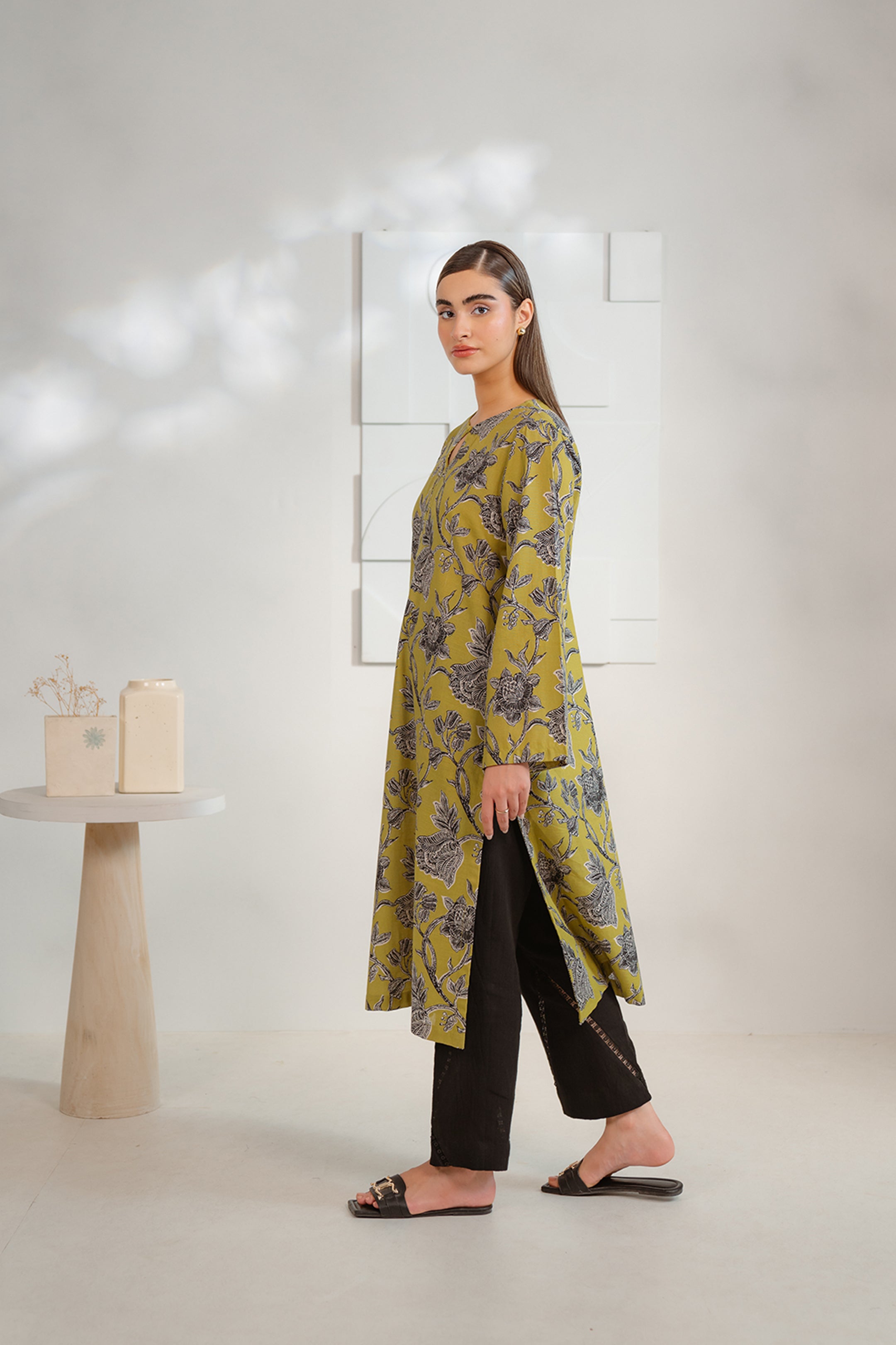 1 Piece Printed Khaddar Shirt