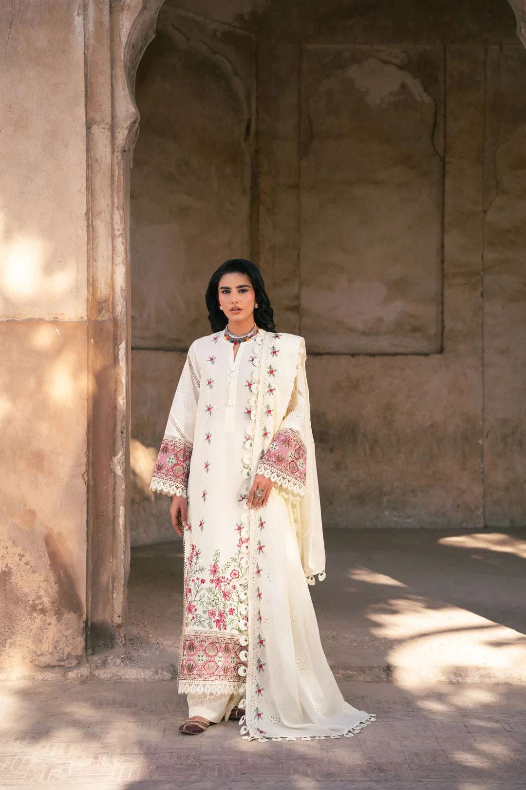 3 Piece Embroidered Lawn Suit