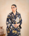 3 Piece Printed Khaddar Suit Unstitched Winter-24