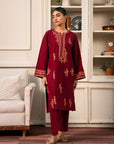 2 Piece Embroidered Khaddar Suit