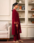 2 Piece Embroidered Khaddar Suit