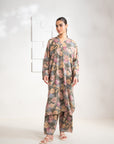 2 Piece Printed Karandi Suit