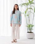 1 Piece Solid Embroidered Lawn Shirt SUMMER-24