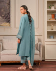 3 Piece Embroidered Khaddar Suit Pret Winter-24