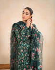 2 Piece Printed Khaddar Suit Unstitched Winter-24