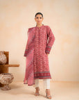 2 Piece Printed Khaddar Suit Unstitched Winter-24