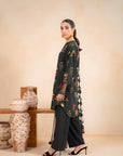 2 Piece Printed Linen Suit Unstitched Winter-24