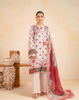 3 Piece Printed Karandi Suit Unstitched Winter-24