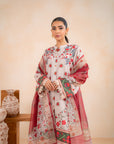 3 Piece Printed Karandi Suit