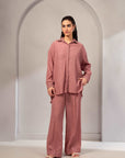 2 Piece Solid Viscose Suit Beyond East Official