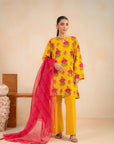 2 Piece Printed Khaddar Suit Unstitched Winter-24