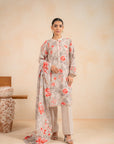 3 Piece Printed Unstitched Suit