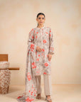 3 Piece Printed Khaddar Suit Unstitched Winter-24