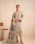 3 Piece Embroidered Khaddar Suit