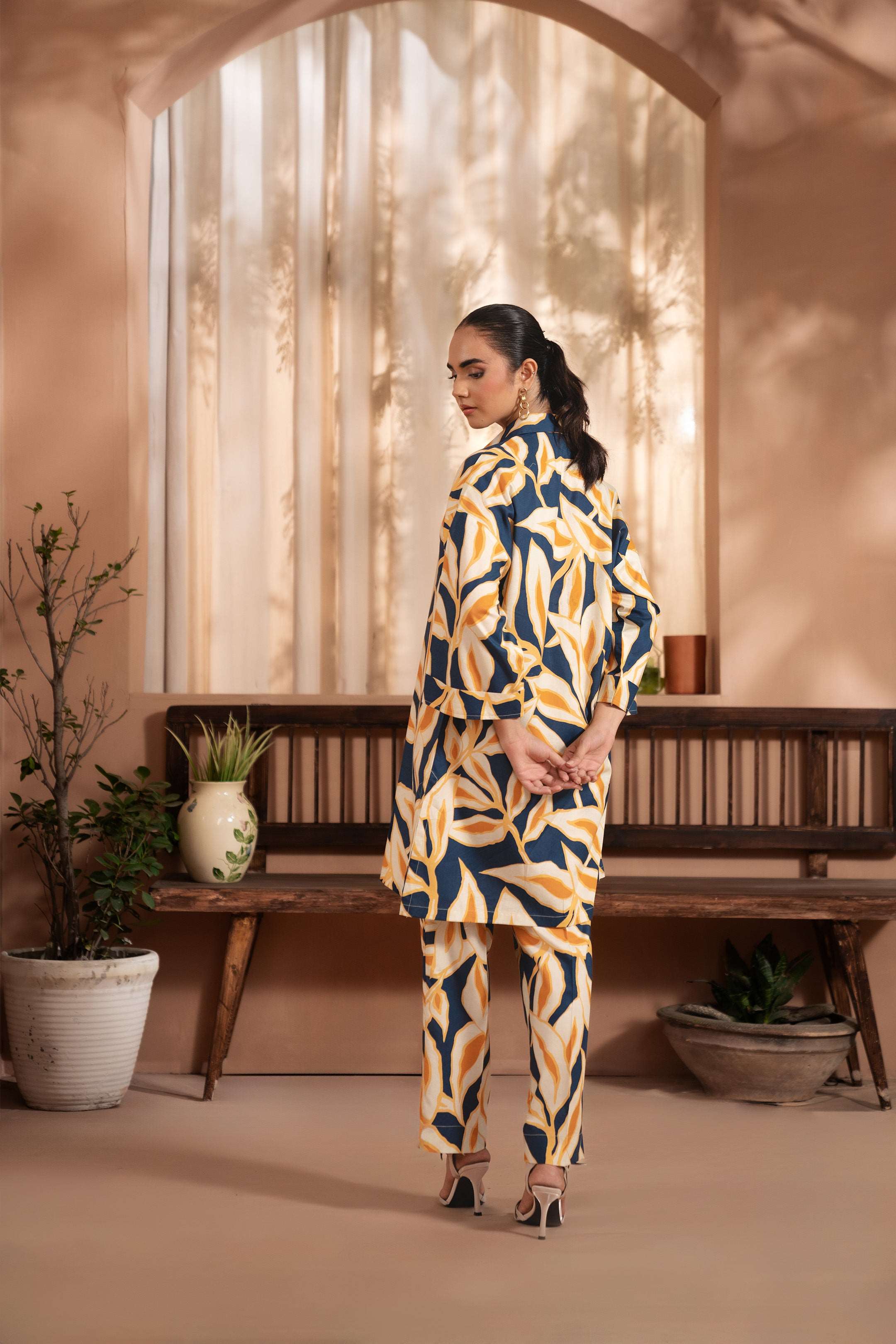 2 Piece Printed Cambric Suit Unstitched Winter-24