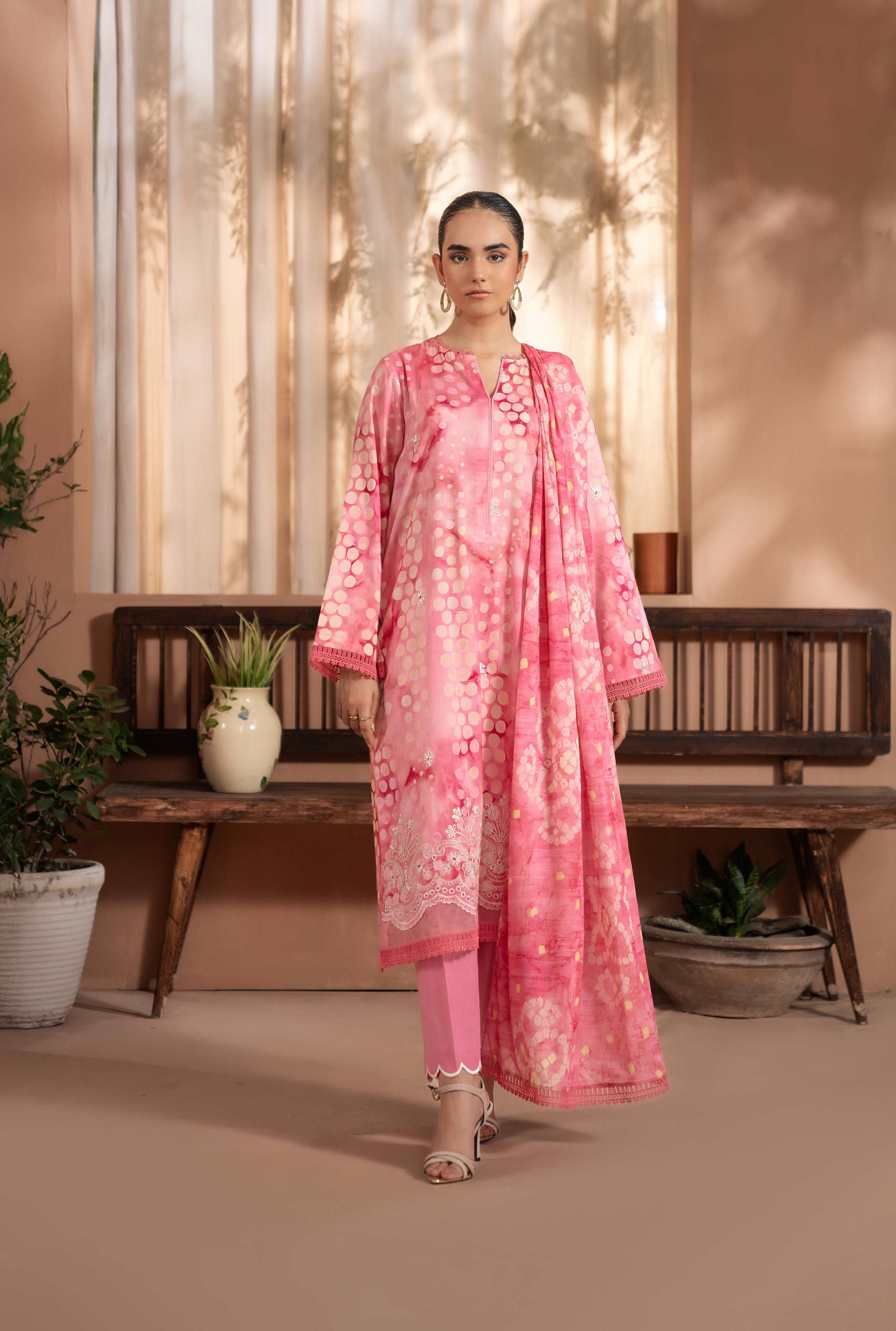 3 Piece Embroidered Lawn Suit SUMMER-24