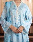 3 Piece  Embroidered Lawn Suit