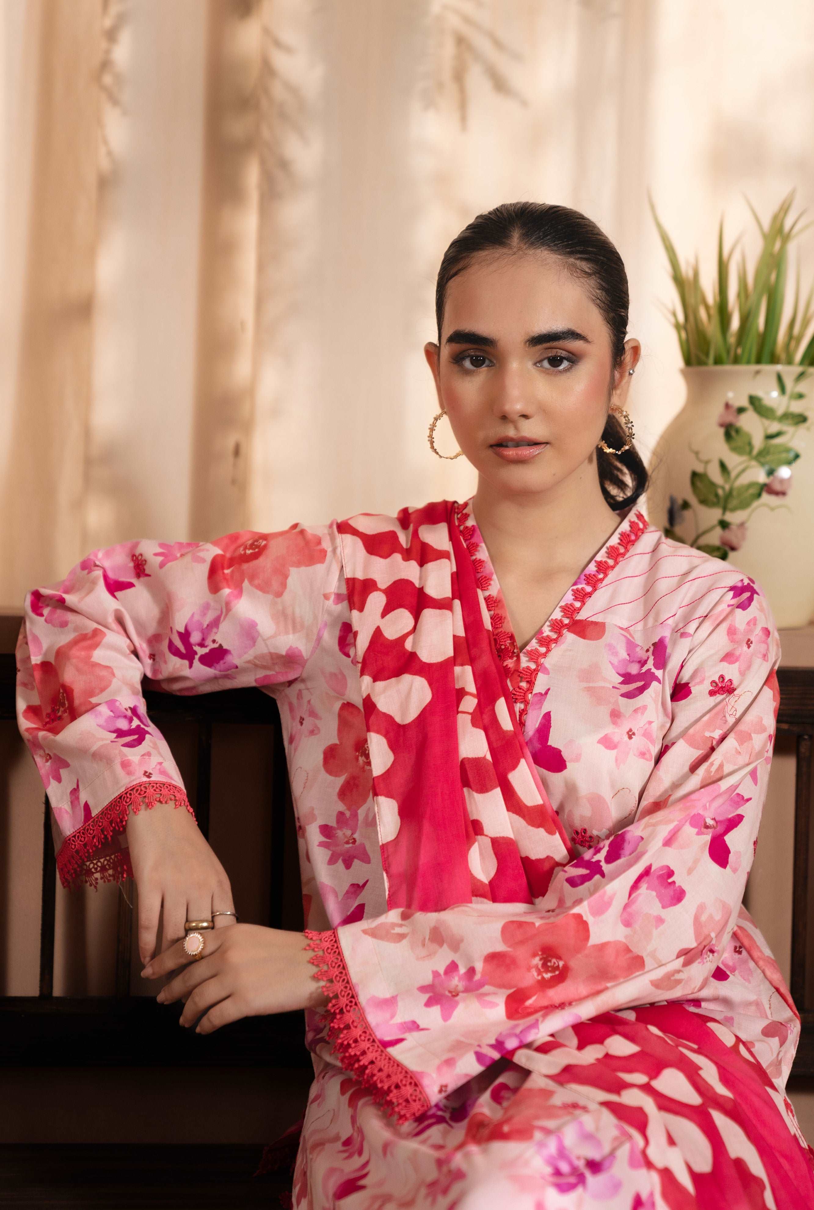 3 Piece Embroidered Lawn Suit SUMMER-24