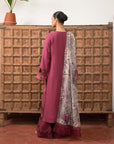 3 Piece Embroidered Karandi Suit